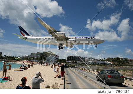 プリンセスジュリアナ国際空港の写真素材