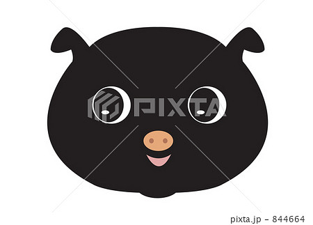 黒豚のイラスト素材