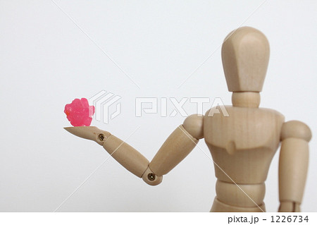 球体関節人形の写真素材