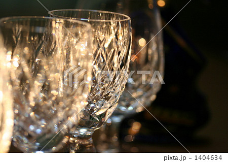 グラス カットグラス ウォーターフォードクリスタルの写真素材 - PIXTA