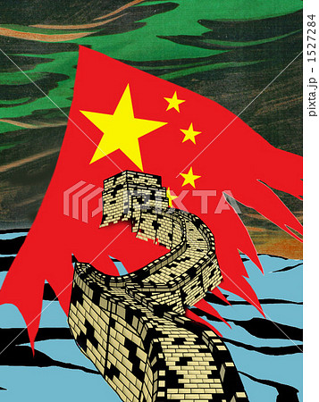 万里の長城のイラスト素材