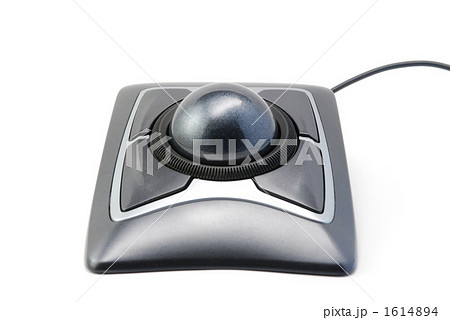 Em7 マウス Expertmouse アップ トラックボールの写真素材