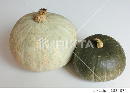 野菜 カボチャ 食べ物 へたの写真素材