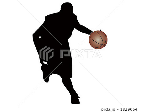 ドリブル 球技 バスケットボール スポーツのイラスト素材