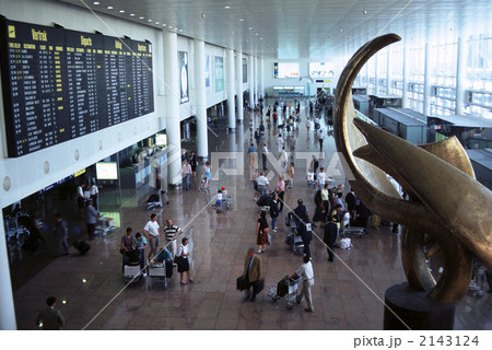 ブリュッセル国際空港の写真素材