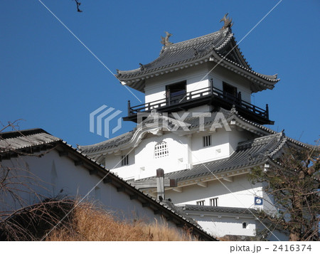 掛川城 城 戦国時代 砦の写真素材