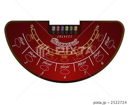 バカラ ゲーム テーブル ギャンブルの写真素材 - PIXTA