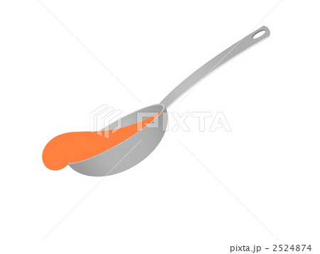 計量スプーン 大さじ イラスト スプーンの写真素材