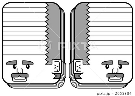 笑える 面白い 顔のイラスト素材