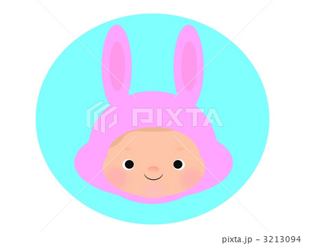 うさぎ イラスト 着ぐるみ かわいいのイラスト素材