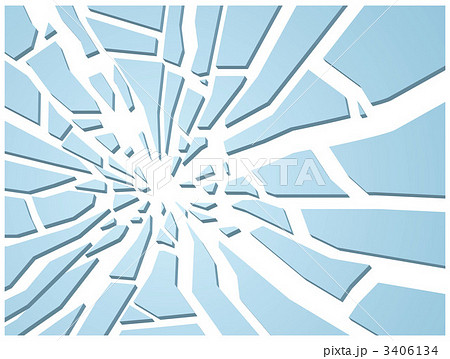 破片 割れる ガラス ショックのイラスト素材 Pixta