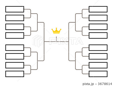 トーナメント表の写真素材