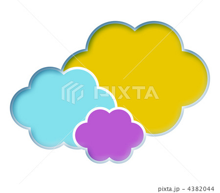 もくもく 煙 ケムリのイラスト素材