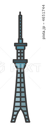 東京スカイツリー スカイツリー 高い イラストのイラスト素材