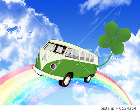 ワーゲンバス イラストのイラスト素材