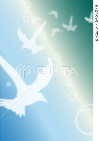 鳥 シルエット 羽ばたく 飛翔のイラスト素材