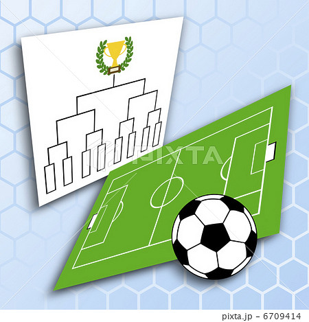 サッカー大会のトーナメントのイラスト素材 サッカー大会のトーナメントのイラスト素材