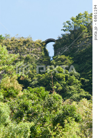天念寺無名橋の写真素材