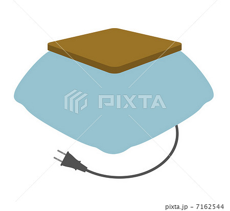 電気ごたつのイラスト素材