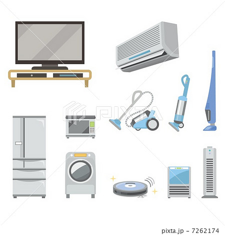 家電 テレビ 冷蔵庫 エアコンの写真素材