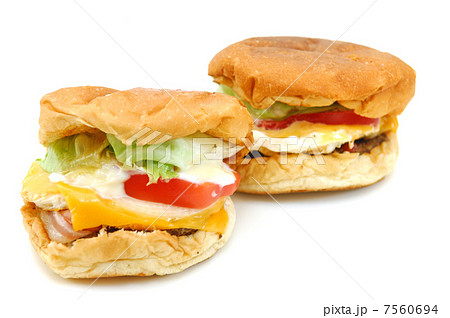 佐世保バーガー 食べ物の写真素材