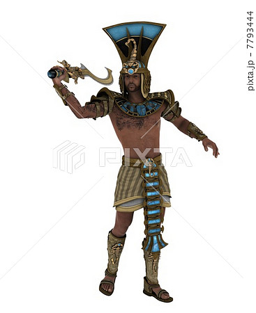 古代エジプト 戦闘服の写真素材