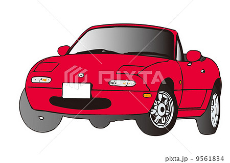 Miata ユーノス Mx 5 ロードスターのイラスト素材