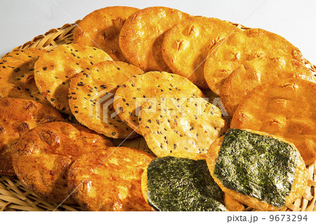 べいかせんべいの写真素材