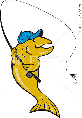 鱒のイラスト素材 鱒のイラスト素材