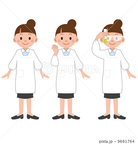 割烹着のイラスト素材