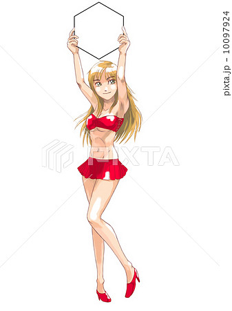 ラウンドガール かわいいの写真素材