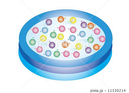 ヨーヨー釣りのイラスト素材