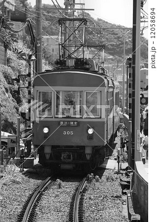 江ノ電３００型の写真素材