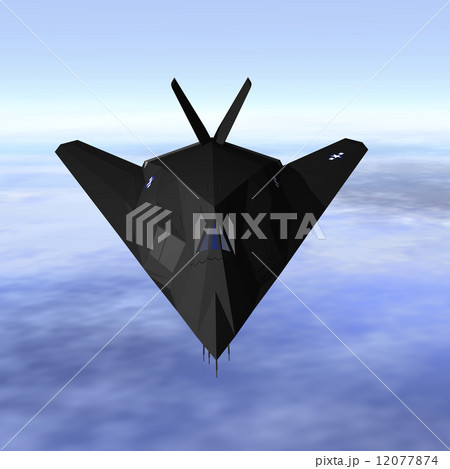 湾岸戦争 F117 戦闘機 ステルス機 戦争のイラスト素材