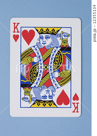 トランプ キング カード 13の写真素材