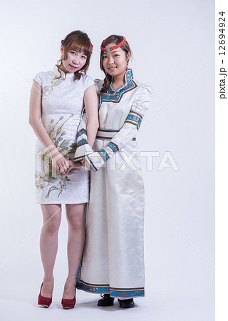台湾 民族衣装の写真素材