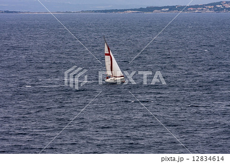 ボニファシオ海峡の写真素材