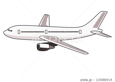 飛行機 ジェット旅客機 ジェット機 乗り物のイラスト素材