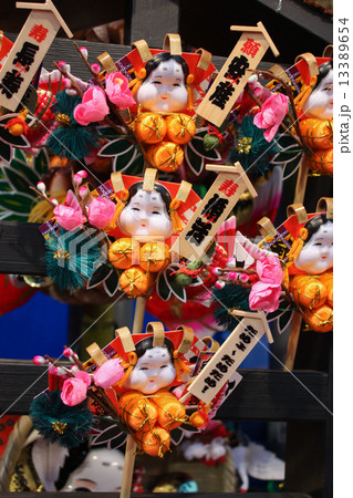 熊手 縁起物 七福神 縁起物熊手の写真素材 - PIXTA
