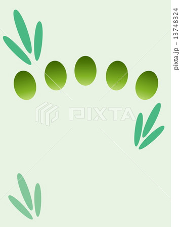 オリーブ 緑 シンプル イラストのイラスト素材 Pixta