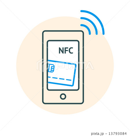 NFC technology concept - Stock Illustration [13793084] - PIXTA
