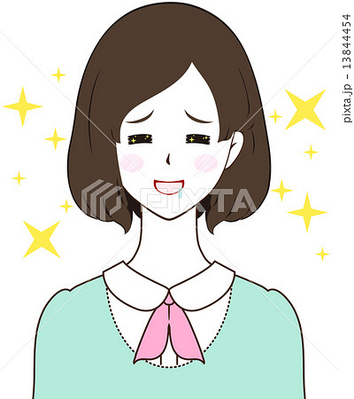 うっとりのイラスト素材