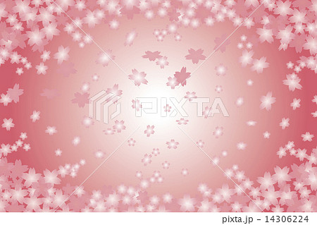 桜の花 ベクター 桜吹雪 桜のイラスト素材