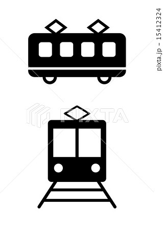 トップ 100シルエット 電車 イラスト フリー