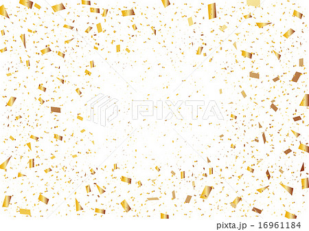紙吹雪 金箔 ベクター 舞うのイラスト素材