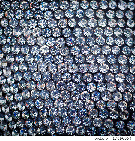 スワロフスキー 宝石 光 ガラス パターンの写真素材