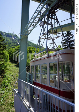 手稲山ロープウェイの写真素材