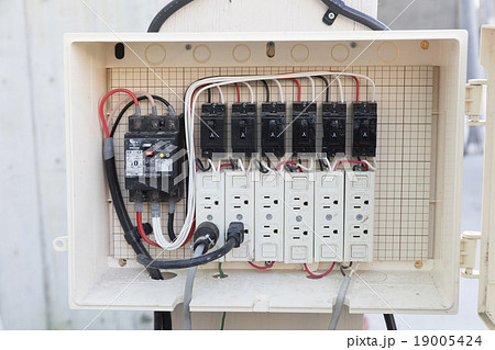 仮設分電盤の写真素材 - PIXTA