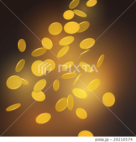 硬貨 コイン 表 裏のイラスト素材