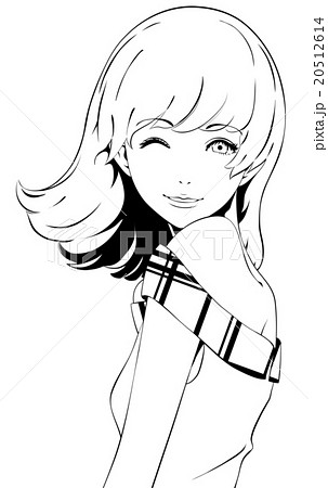 微笑む 美女 薄着 女のイラスト素材 微笑む 美女 薄着 女のイラスト素材